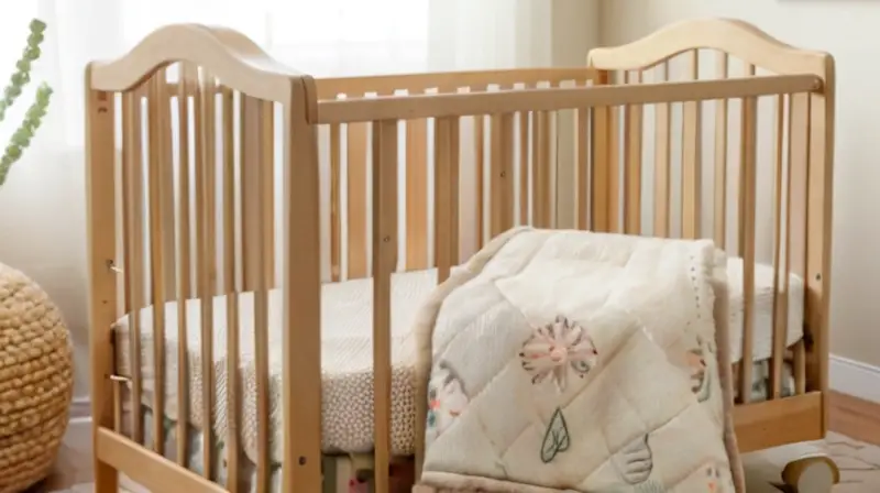 Cuna acogedora y segura en ambiente cálido